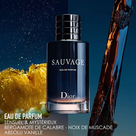 notas dior sauvage|sauvage parfum dior.